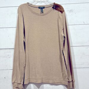 Women’s Ralph Lauren Jean’s Tan Long Sleeve Shirt - XL - EUC
